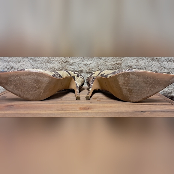 Aldo Faux Snakeskin Stilettos Size 7 - Picture 4 of 7